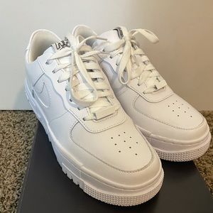 Nike White Air Force One Pixel Edition